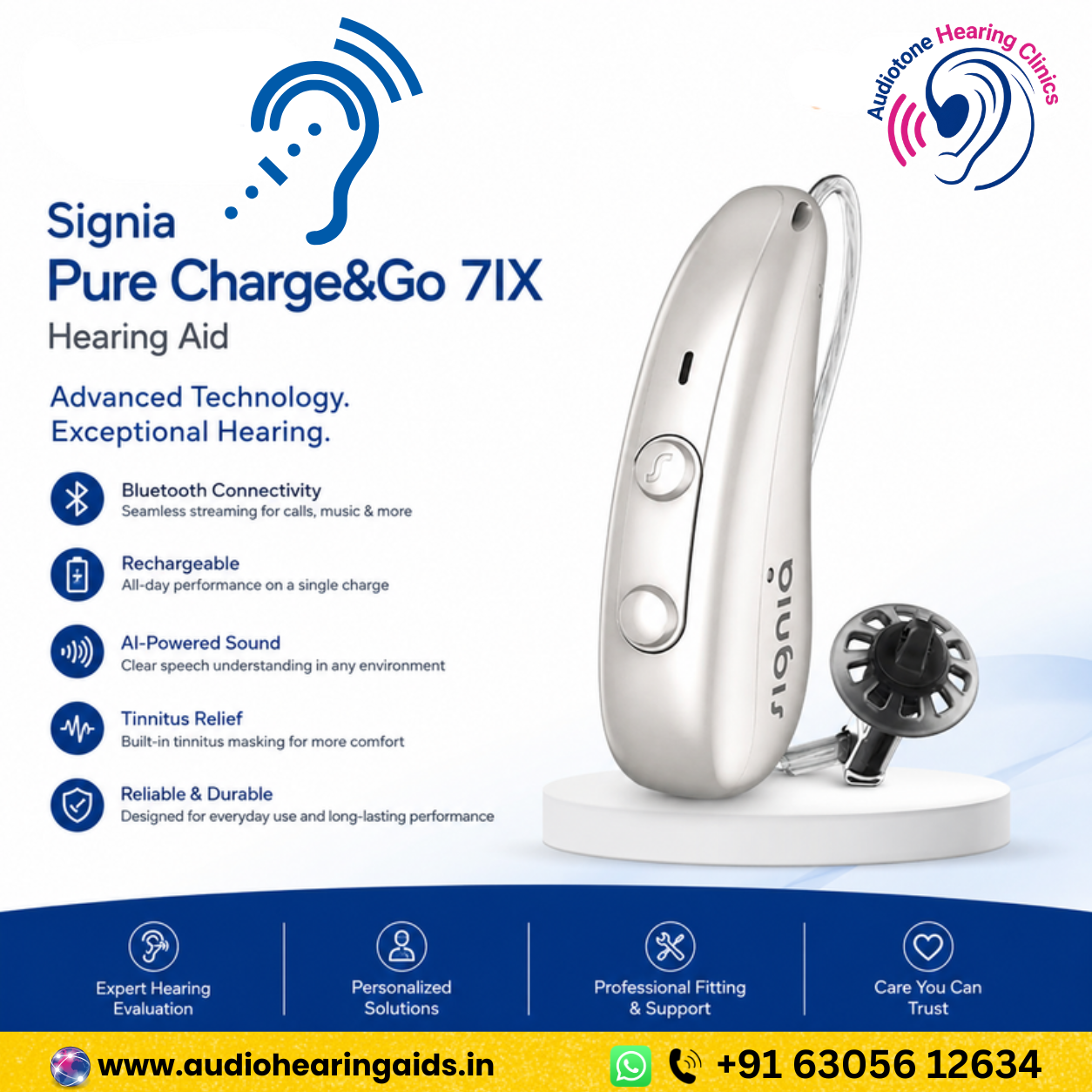 Signia Pure Charge&Go 7IX Hearing Aid