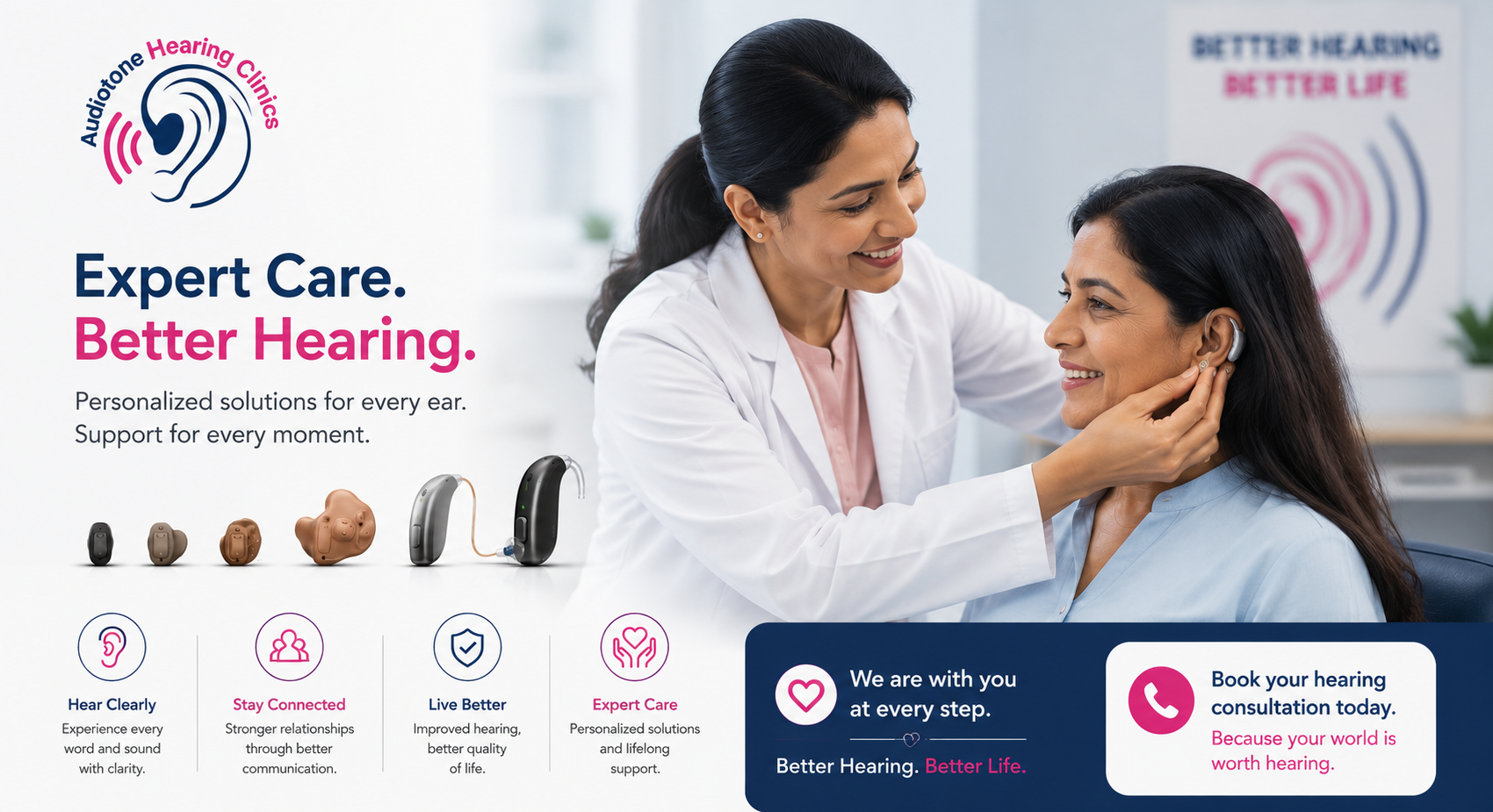 hearing aids, premium hearing aids, free hearing test - audiotone hearing clinics